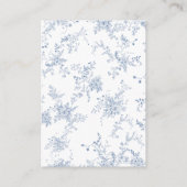 Iets blauw Vrijgezellenfeest Recept Aanvraag Informatiekaartje (Achterkant)