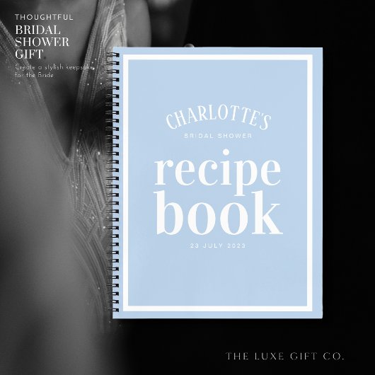  Iets Blauw Vrijgezellenfeest Receptenboek Notitieboek