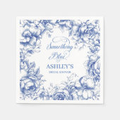 Iets blauw Vrijgezellenfeest Servet (Voorkant)