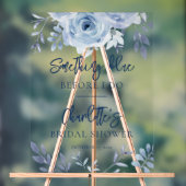 Iets blauw Vrijgezellenfeest welkom Acryl Bord (Neutraal)