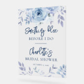 Iets blauw Vrijgezellenfeest welkom Acryl Bord (Hoek)