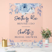 Iets blauw Vrijgezellenfeest welkom Acryl Bord (Huwelijk)