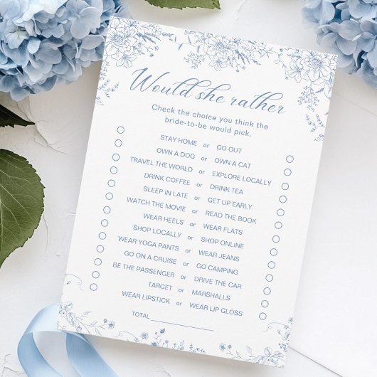 Iets blauw Vrijgezellenfeest zou ze liever Kaarten