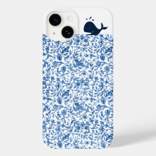 Iets blauw-walvis- flessenbakje Case-Mate iPhone 14 hoesje