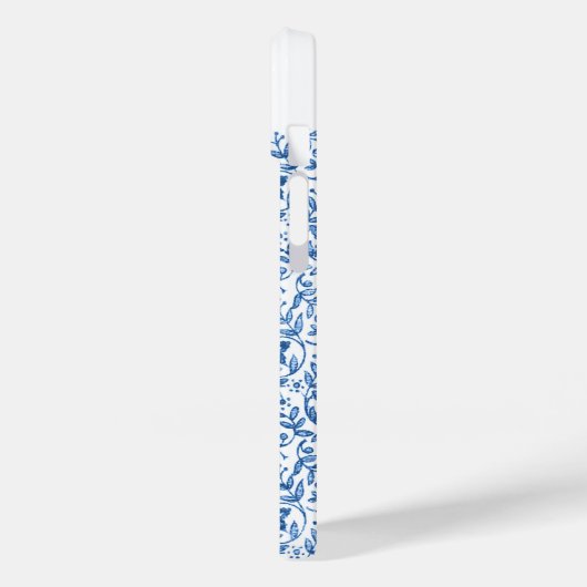 Iets blauw-walvis- flessenbakje Case-Mate iPhone case (Achterkant / Links)