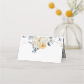 IETS BLAUW - Wedding Guest Table Numbers Plaatskaartje (Achterkant)