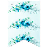 Iets Blauwe Bruid Wordt Florale Bruidsdouche Vlaggetjes (Tweede vlag)