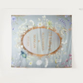 Iets blauwe bruiloft wandkleed (Voorkant (horizontaal))