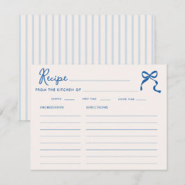 Iets Blauwe Krabbel Kader Boog Bruidscadeau Informatiekaartje