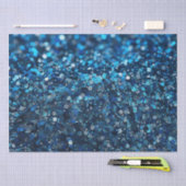 Iets Blauwe Lovertjes Uitzicht Tissuepapier (Craft)