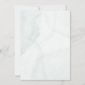 Iets Blauwe Strik Glitter Druppels Parels Hydrange Kaart (Achterkant)