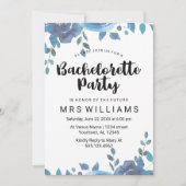 Iets blauwe vrijgezellenfeest uitnodiging (Voorkant)