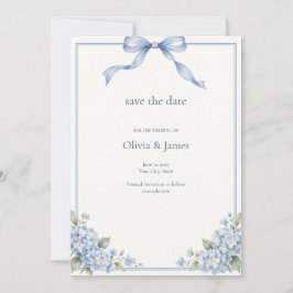 Iets Blauws Bloemens Save the Date