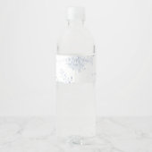 Iets Blauws Bruidsdouche Waterfles Etiket (Achterkant)