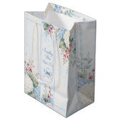 iets blauws bruiloftsshower kaars gunst medium cadeauzakje (Voorkant Gekanteld)