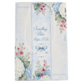 iets blauws bruiloftsshower kaars gunst medium cadeauzakje (Voorkant)