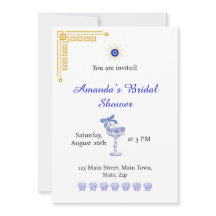 Iets Blauws en een Griekse Bruidsdouche