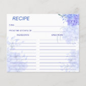 Iets blauws hydrangea bruidsfeest recept (Voorkant)