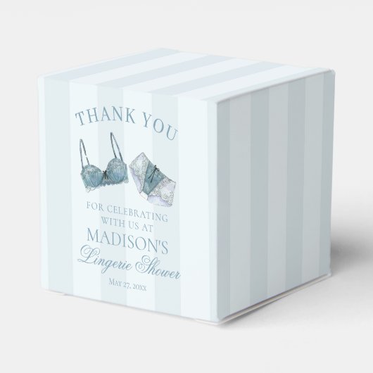 Iets Blauws Ondergoed Bruidsdouche Dessert Bedankdoosjes (Achterkant)