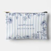 Iets Blauws Rits Make-uptas Bruiloftsgeschenk aan  Etui (Voorkant)