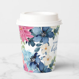 Iets blauws voor ik doe blauwe bruidsdouche  papieren bekers