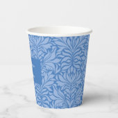 Iets blauws voor ik trouw bruidsdouche papieren bekers (Achterkant)