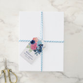 Iets blauws voor mijn bruidsfeest cadeautje cadeaulabel (Met Touw)