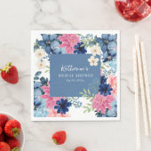 Iets blauws voor mijn bruidsmeisjesfeest welkom  servet (Insitu)