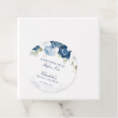 Iets Blauws Voor Mijn Trouwen Bloemige Bruidsborre Bedankjes Labels (In situ)