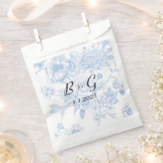 Iets Blauws Voordat Ik Blauwe Bloemenguillotine Do Bedankzakje (Geknipt)