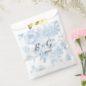 Iets Blauws Voordat Ik Blauwe Bloemenguillotine Do Bedankzakje (Gezegeld)