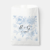 Iets Blauws Voordat Ik Blauwe Bloemenguillotine Do Bedankzakje (Voorkant)