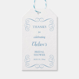 Iets Blauws Voordat Ik Een Elegante Bruidsdouche D Cadeaulabel