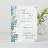 Iets Blauws Voordat Ik Hydrangea Doe Kaart (Staand voorkant)