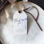 Iets Blue Bow binden van de knoop Vrijgezellenfees Cadeaulabel