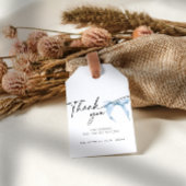 Iets Blue Bow Tying Vrijgezellenfeest Gift Label Cadeaulabel