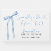 Iets Blue Bow Vrijgezellenfeest Brunch Gastenboek (Voorkant)