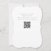 Iets Blue Bow Vrijgezellenfeest Kaart (Achterkant)