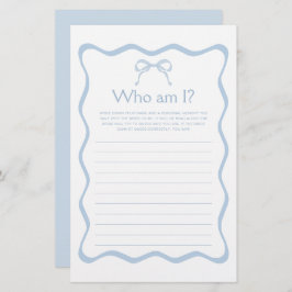 Iets Blue Bow Vrijgezellenfeest Raad eens wie het 