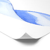 Iets Blue Bow Vrijgezellenfeest welkomstbord Poster (Hoek)