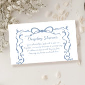 Iets Blue Bridal Display Shower Informatiekaartje