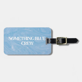 Iets Blue Crew Bagagelabel voor bruidsmeisjes