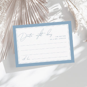 Iets Blue Date Night Ideeën Vrijgezellenfeest Informatiekaartje