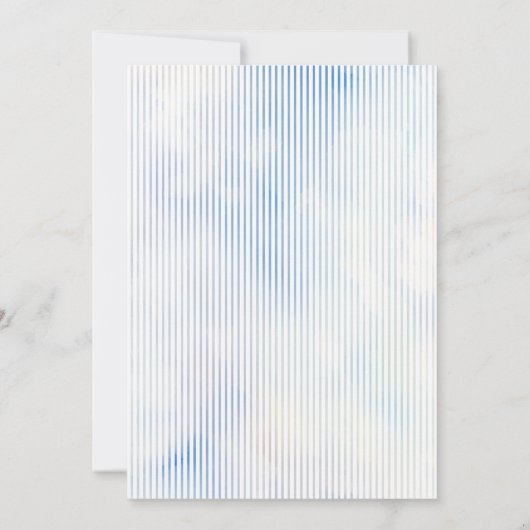 Iets Blue Hydrangea Vrijgezellenfeest Kaart (Achterkant)