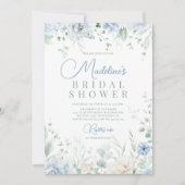 Iets Blue Hydrangeas Vrijgezellenfeest Kaart (Voorkant)