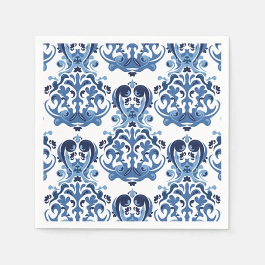 Iets Blue Spring Vrijgezellenfeest Servet (Voorkant)