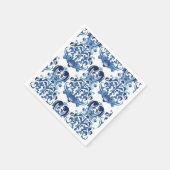 Iets Blue Spring Vrijgezellenfeest Servet (Hoek)