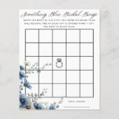 Iets Blue Vrijgezellenfeest Bingo spel (Voorkant)