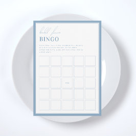 Iets Blue Vrijgezellenfeest Bingo spel Kaart
