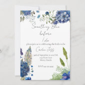 Iets Blue Vrijgezellenfeest nodigt uit Kaart (Voorkant)